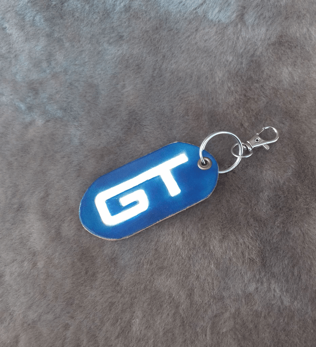 Porte clé cuir Mustang Gt