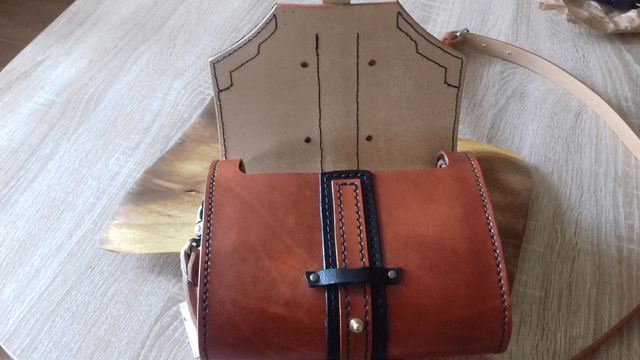 Sac à main cuir marron à porter en bandoulière