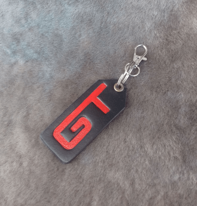 Porte clé cuir Mustang Gt