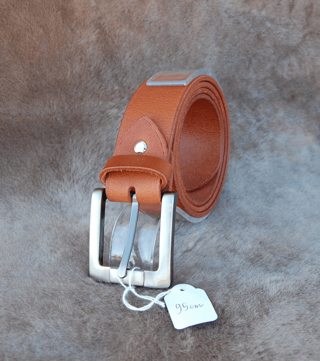 Ceintures en cuir de 40 mm de large en croupon de vache ou buffle et collet de buffle - différents coloris