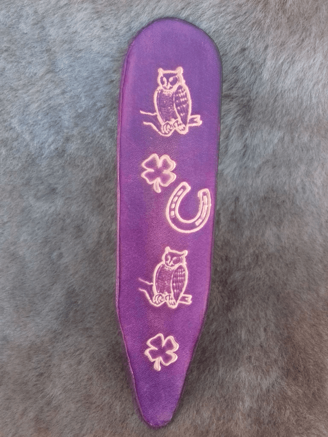 Marque pages cuir série animaux