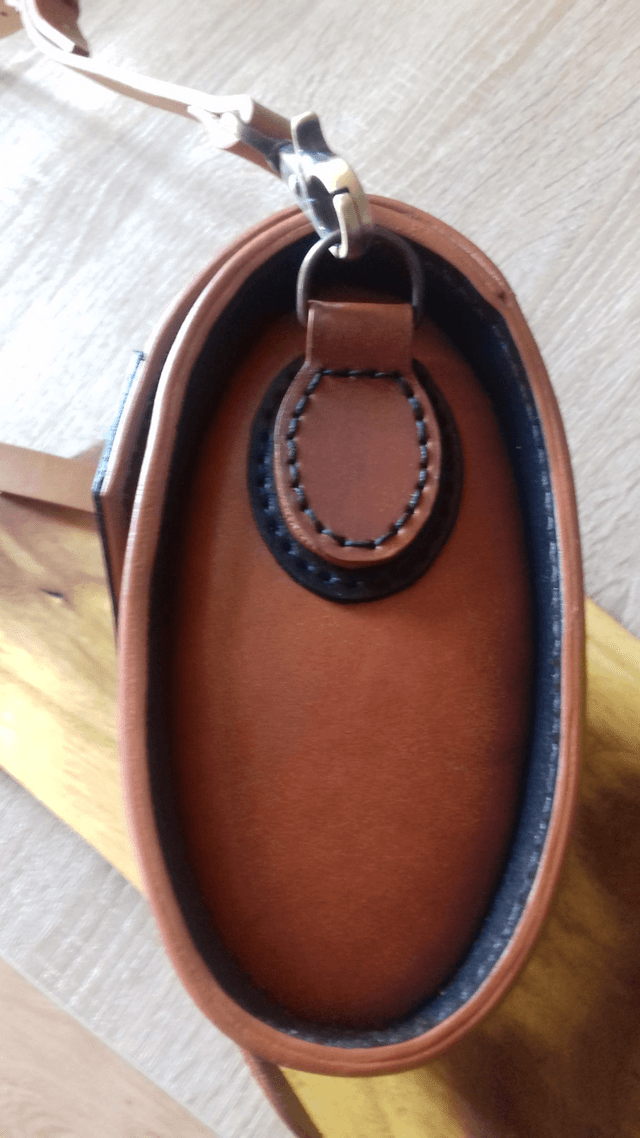 Sac à main cuir marron à porter en bandoulière